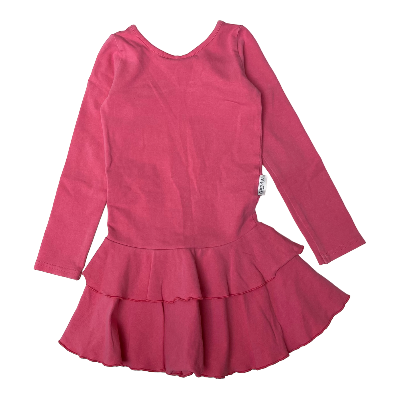 Gugguu frilla dress, hot pink | 92cm