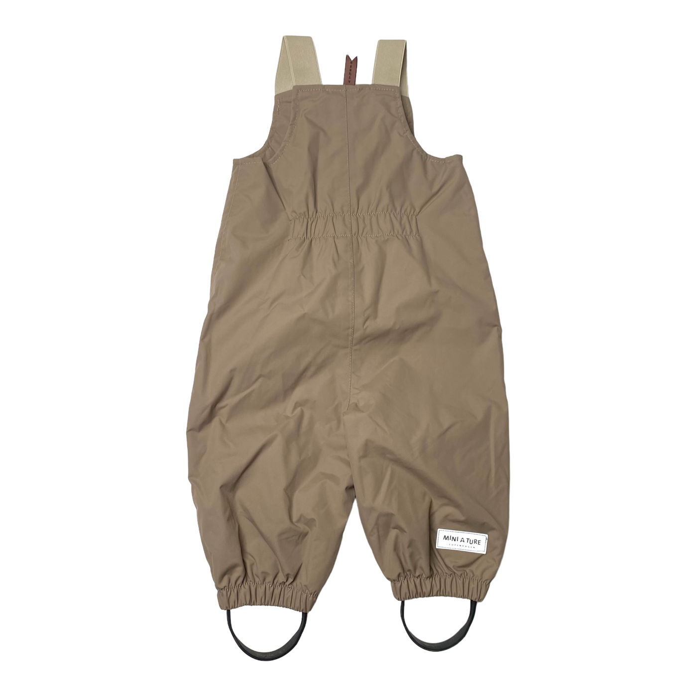 Mini A Ture spring overall pants, pine bark | 74cm