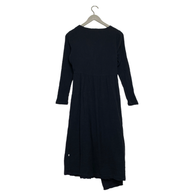 Kaiko muslin wrap dress, black | woman XS