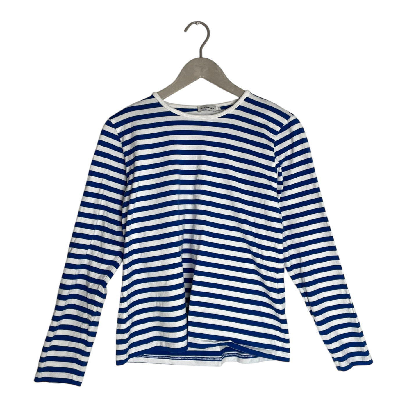 Marimekko mari stripe shirt, blue | woman M