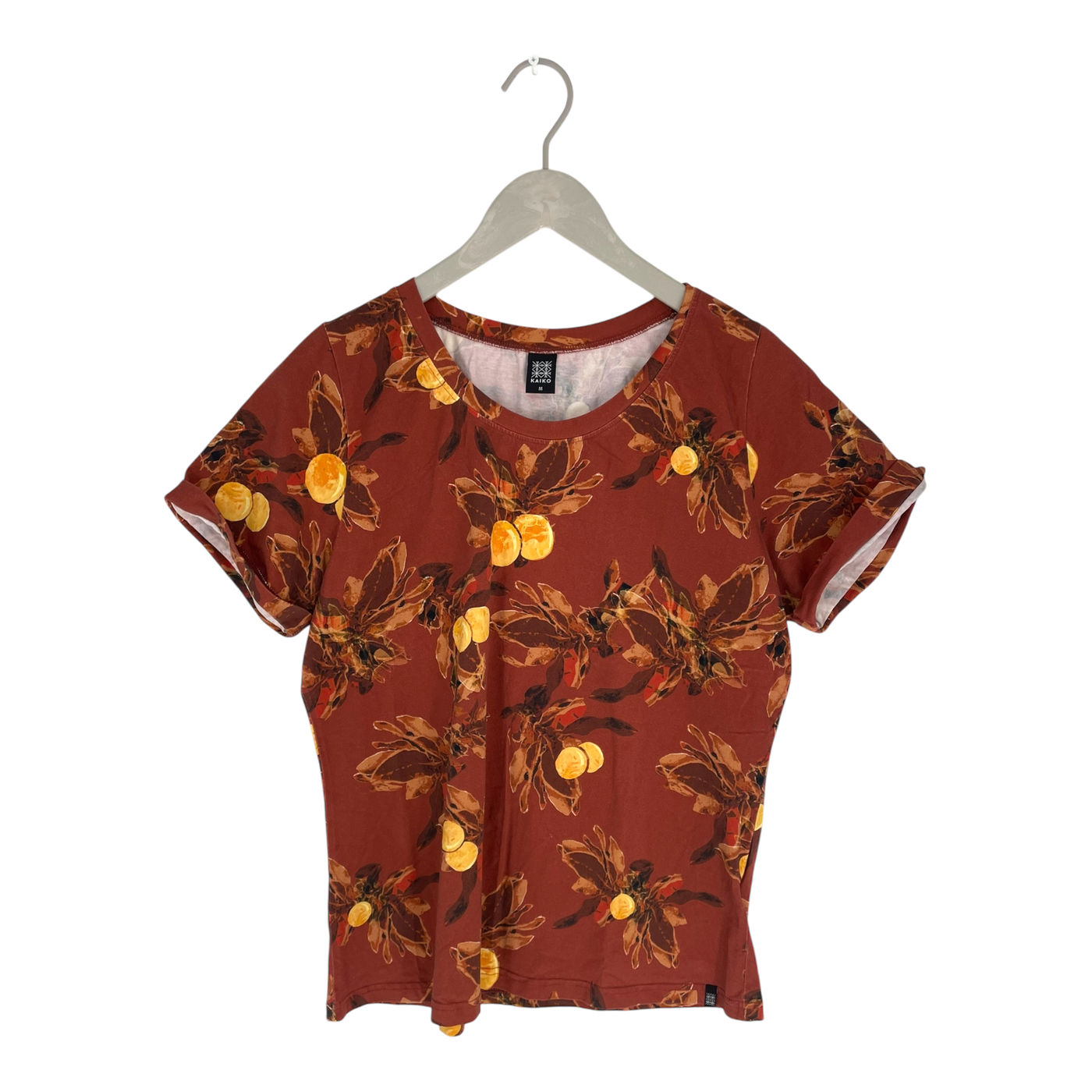 Kaiko tricot t-shirt, amber orange | woman M