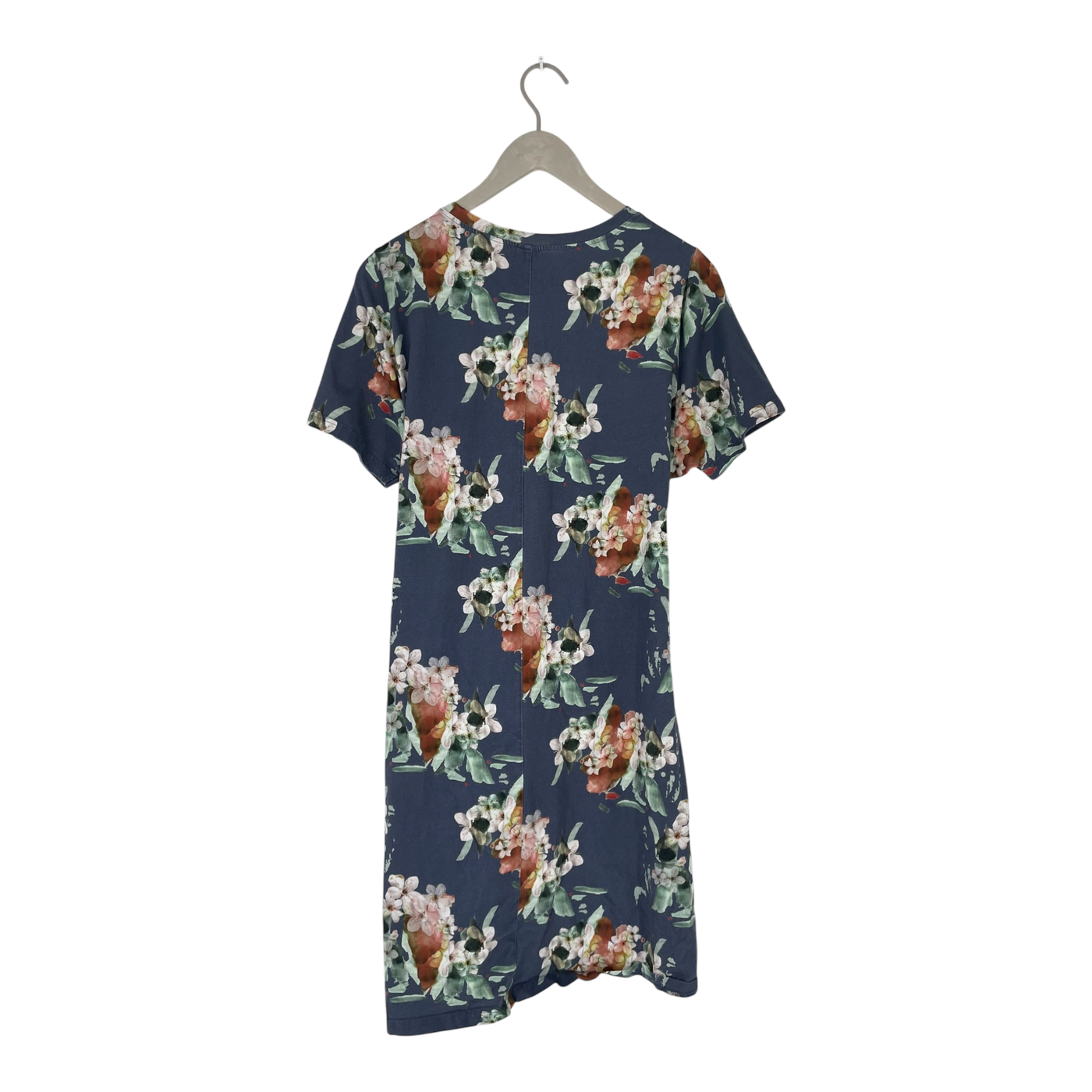 Kaiko t-shirt belted dress, blue blossom | woman XL