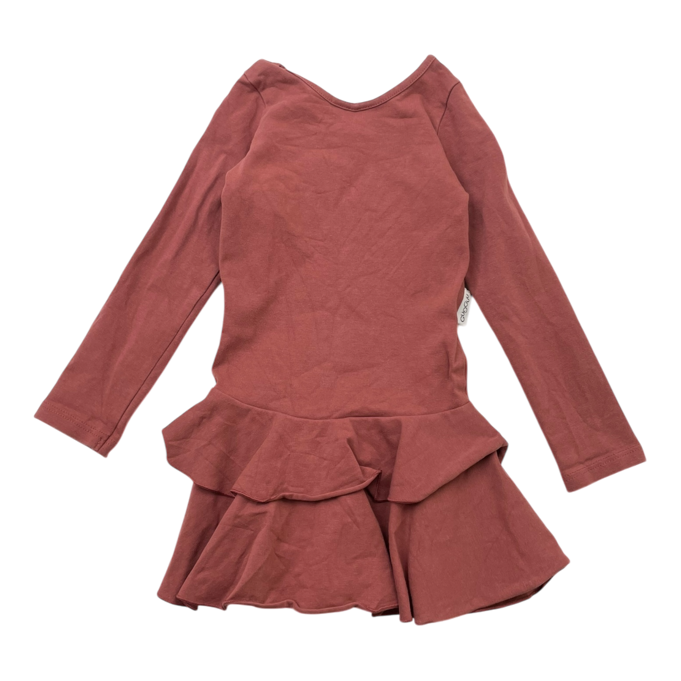 Gugguu frilla dress, rose vale | 86cm