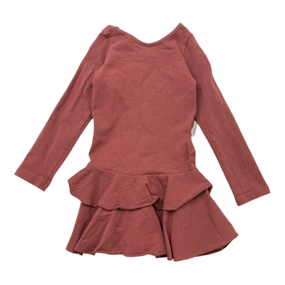 Gugguu frilla dress, rose vale | 86cm