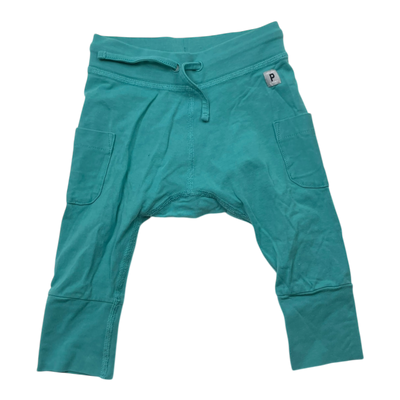 Polarn O. Pyret baby pants, teal | 62cm