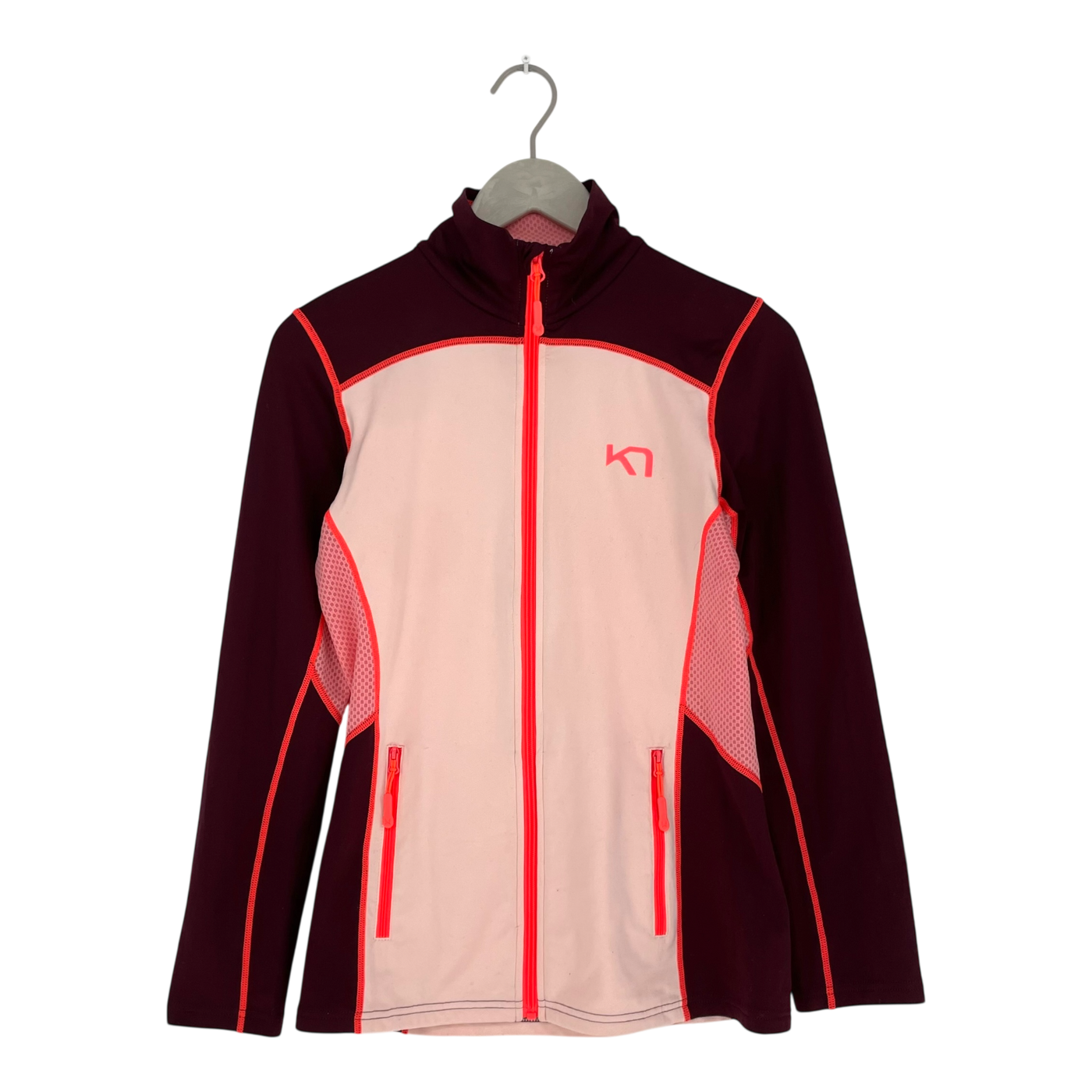 Kari Traa midlayer fleece, wine red/peach | woman S