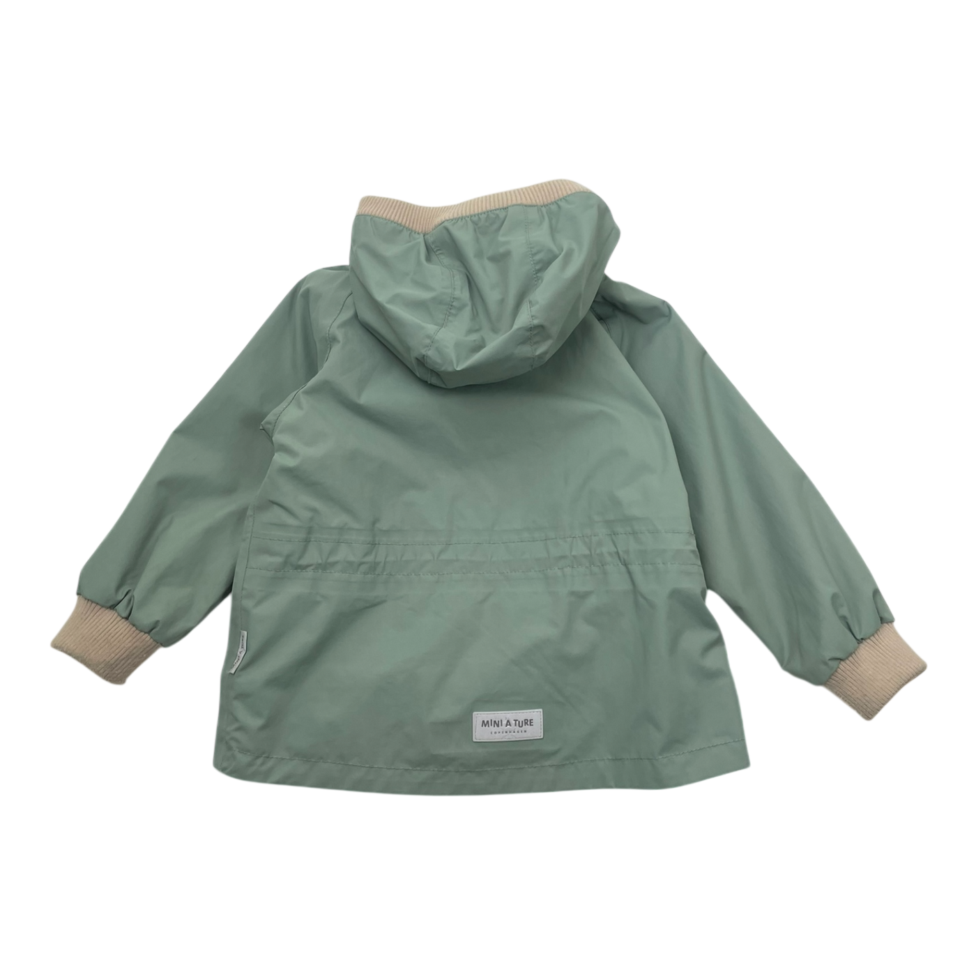 Mini A Ture wally midseason jacket, tea green | 92cm