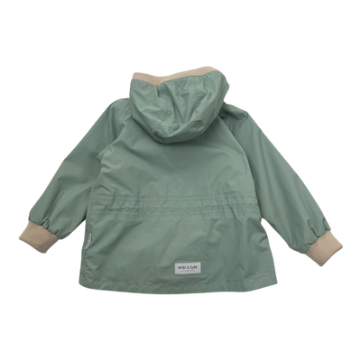 Mini A Ture wally midseason jacket, tea green | 92cm