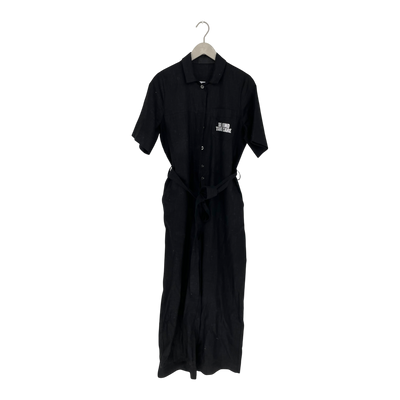 Vimma linen jumpsuit, black | woman M