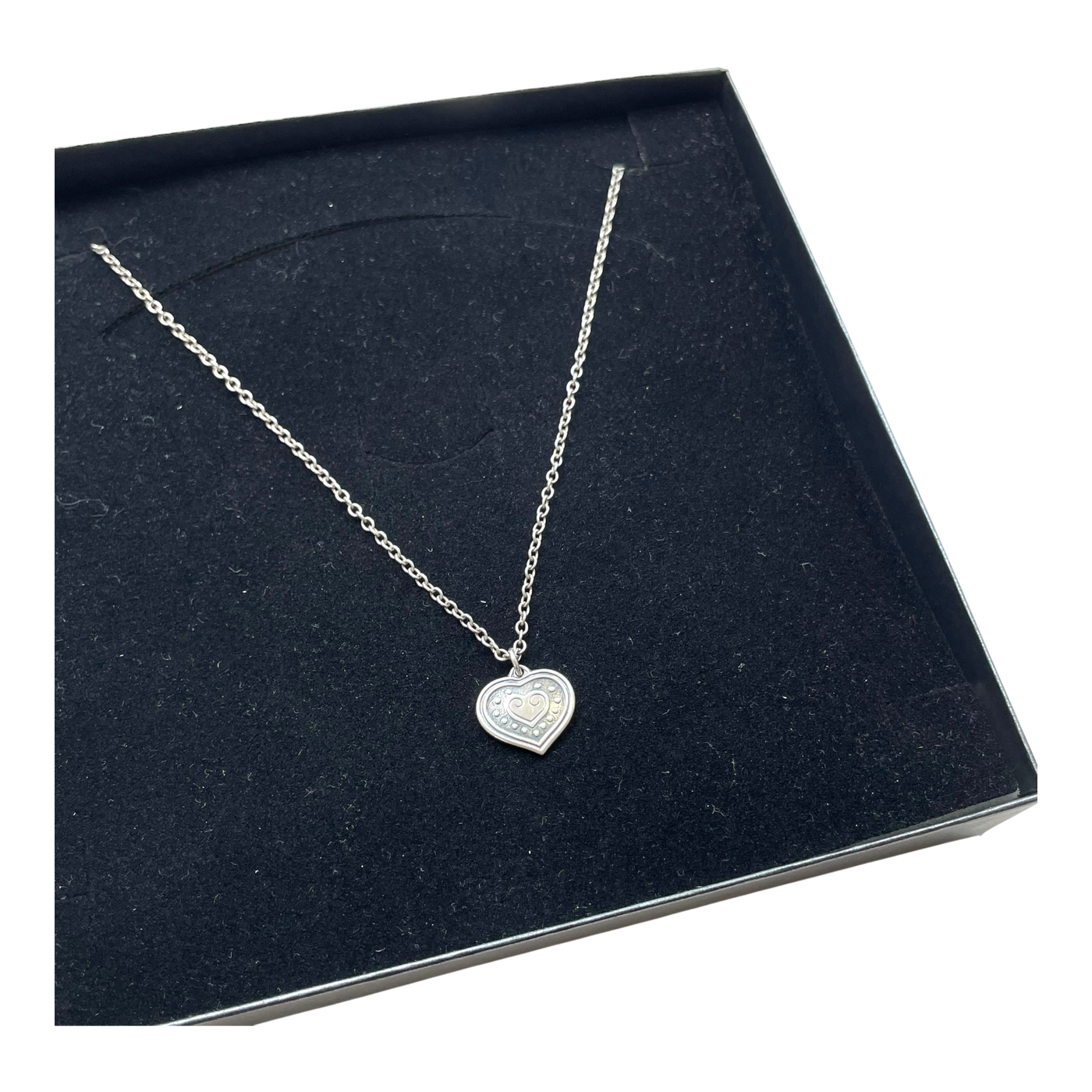 Kalevala Koru euran sydän necklace, silver