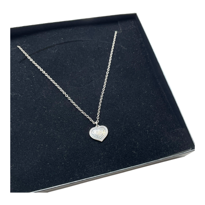 Kalevala Koru euran sydän necklace, silver