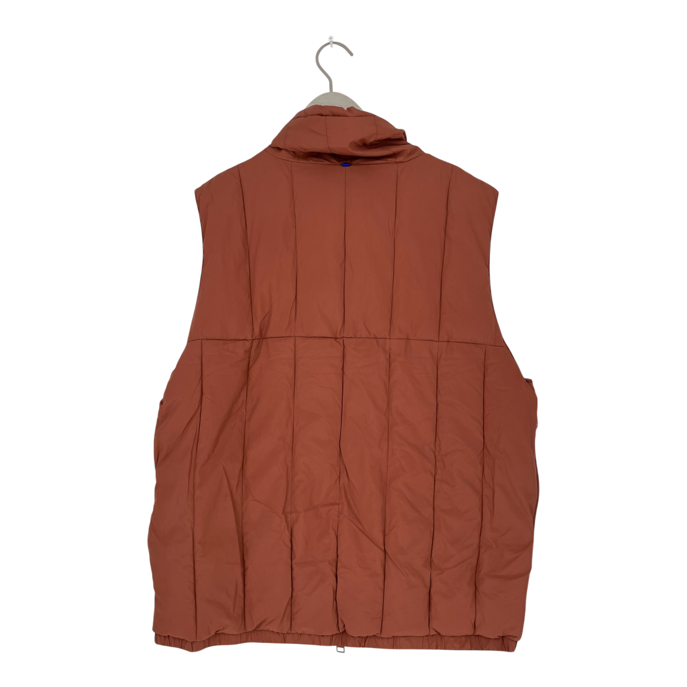 Embassy of Bricks and Logs puffer vest, burnt orange | unisex L