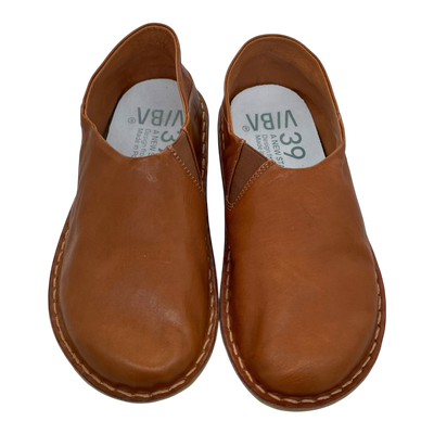 VIBAe Zuma leather shoes, cognac brown | 39