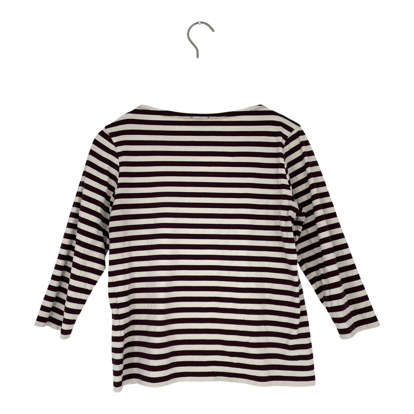 Marimekko stripe shirt, burgundy/white | woman M
