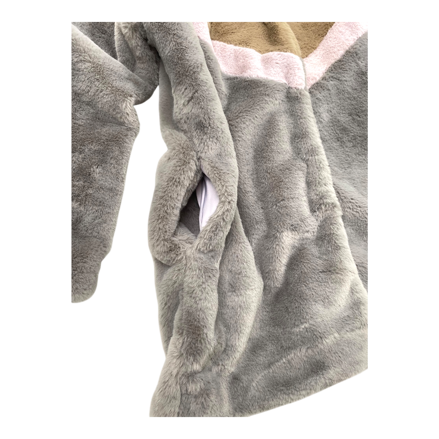 Molo haili faux fur jacket, multicolor | 152cm