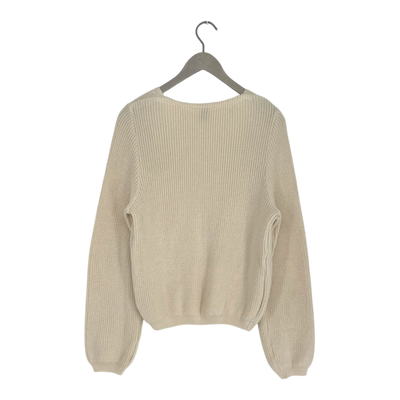 Ommellinen knit cardigan, white | woman XS/S