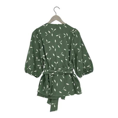 Kaiko muslin wrap blouse, wind | woman M