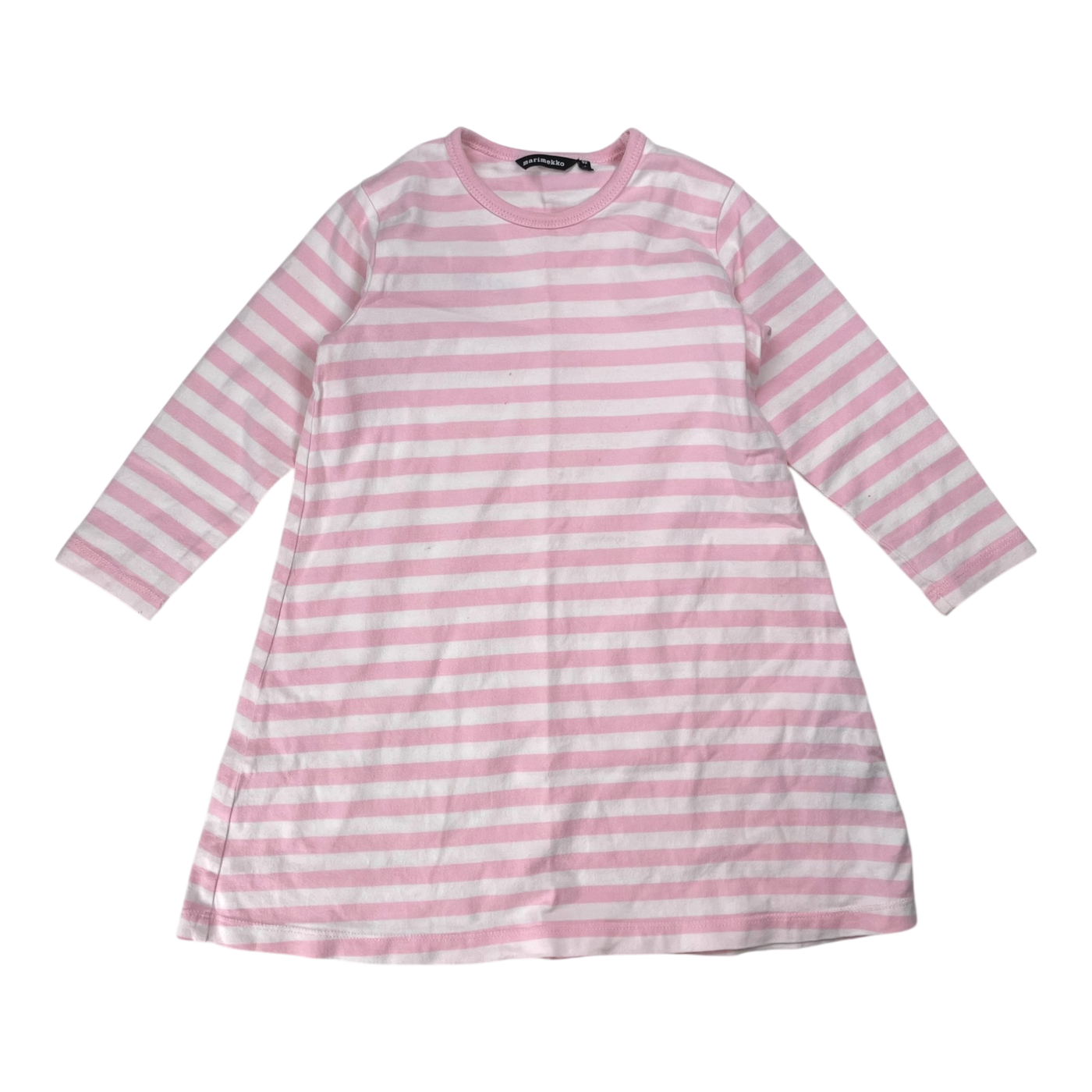 Marimekko stripe dress, light pink | 92/98cm