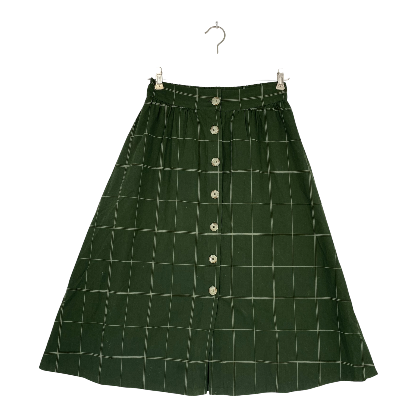 Kaiko button skirt, green | woman XS