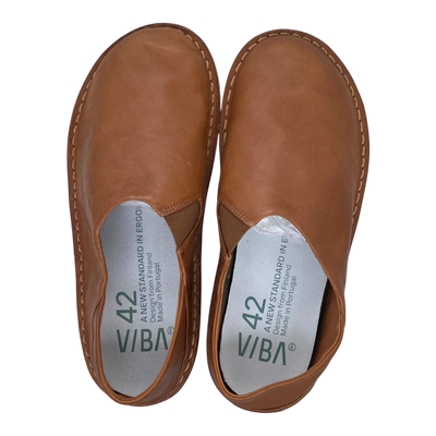 VIBAe Zuma leather shoes, cognac brown | 42