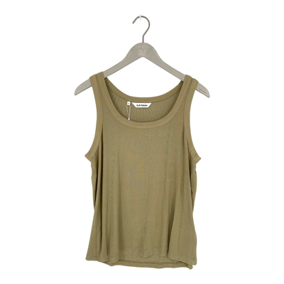 Soft Rebels rib tank top, green | woman XL