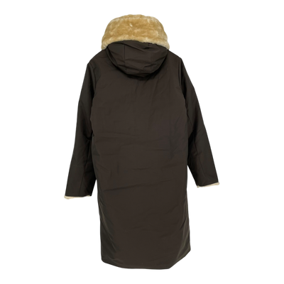 Embassy of Bricks and Logs riga ivy puffer coat, black olive | unisex S