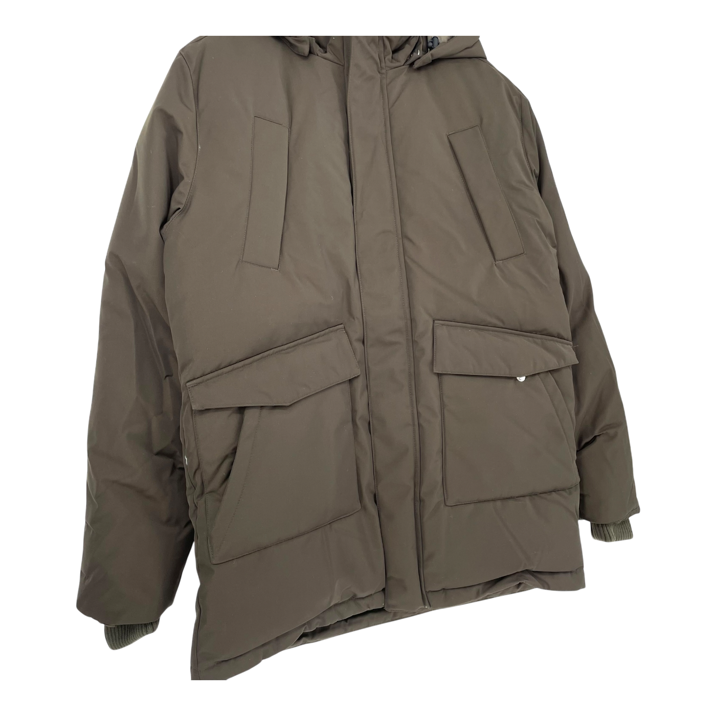 Embassy of Bricks and Logs haddock parka jacket, black olive | unisex L