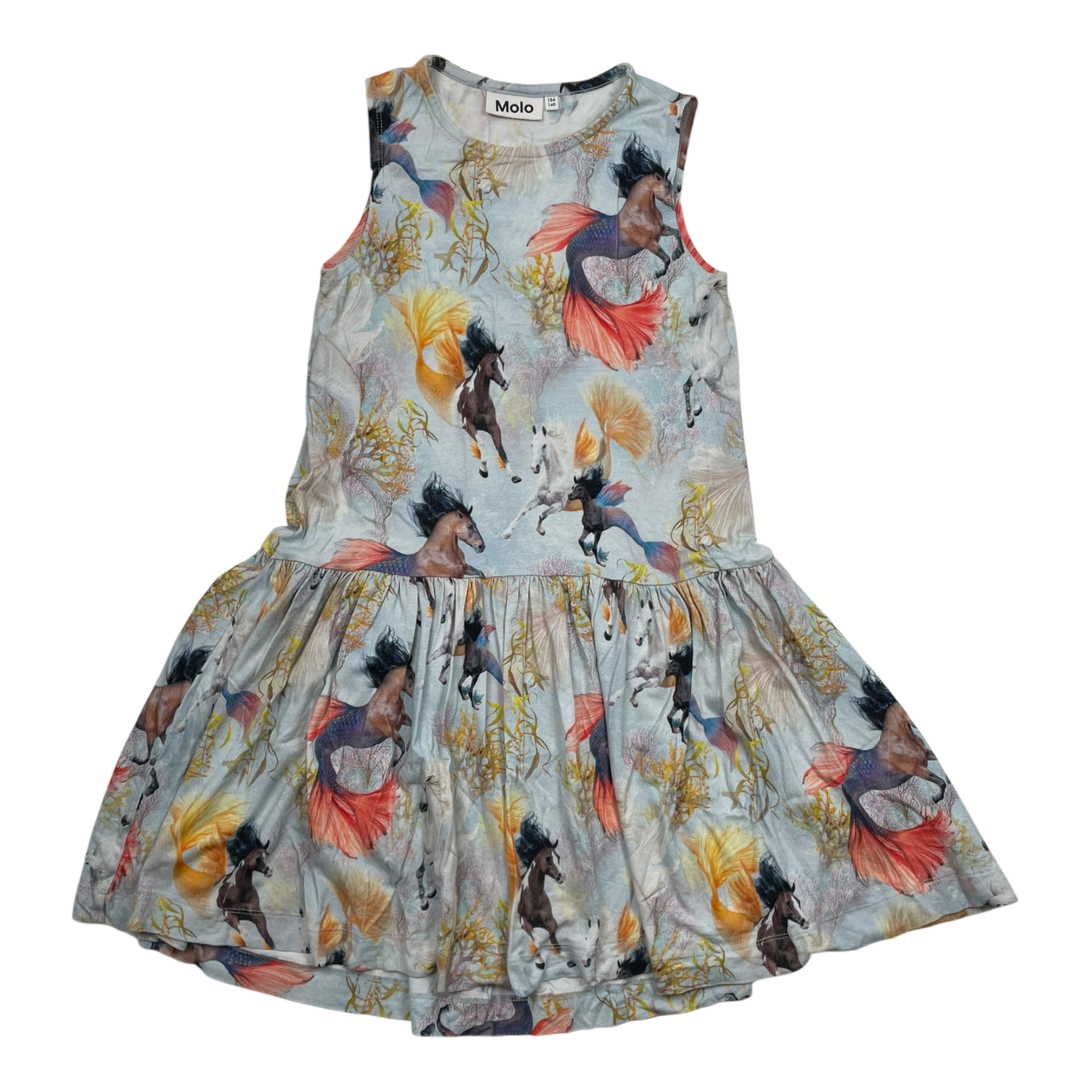 Molo candece dress, horses of the sea | 134/140cm