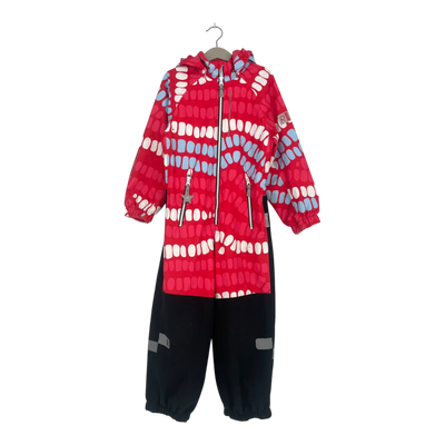 Reima kiddo segel midseason overall, red | 116cm
