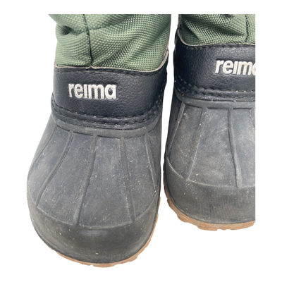 Reima loskari winter duck boots, forest green | 25
