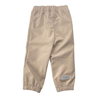 Mini A Ture mataian midseason softshell pants, almond | 92cm