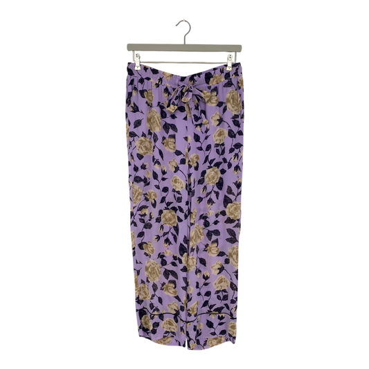 Ganni flowy pants, purple | woman 42