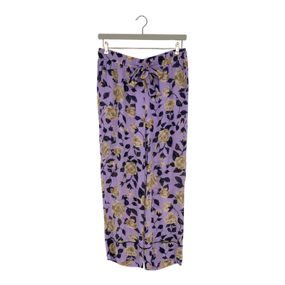 Ganni flowy pants, purple | woman 42