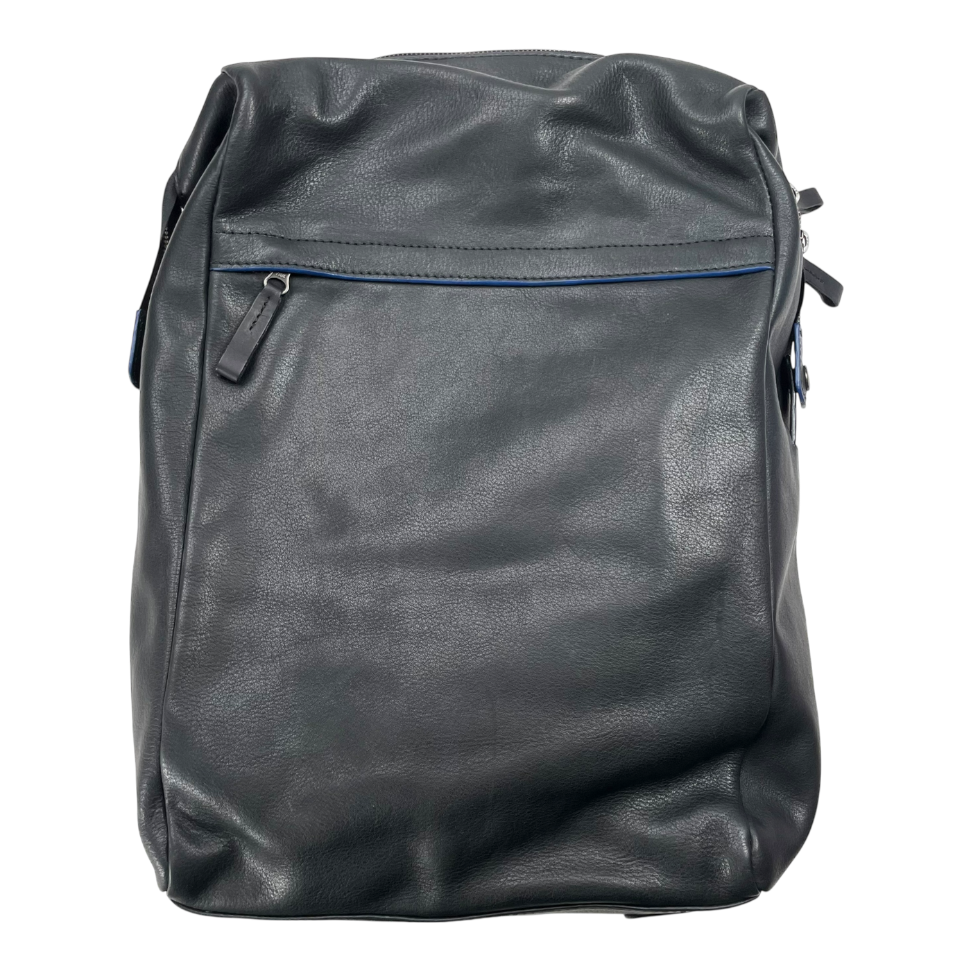 Harold's Bags leather scraper backpack, black