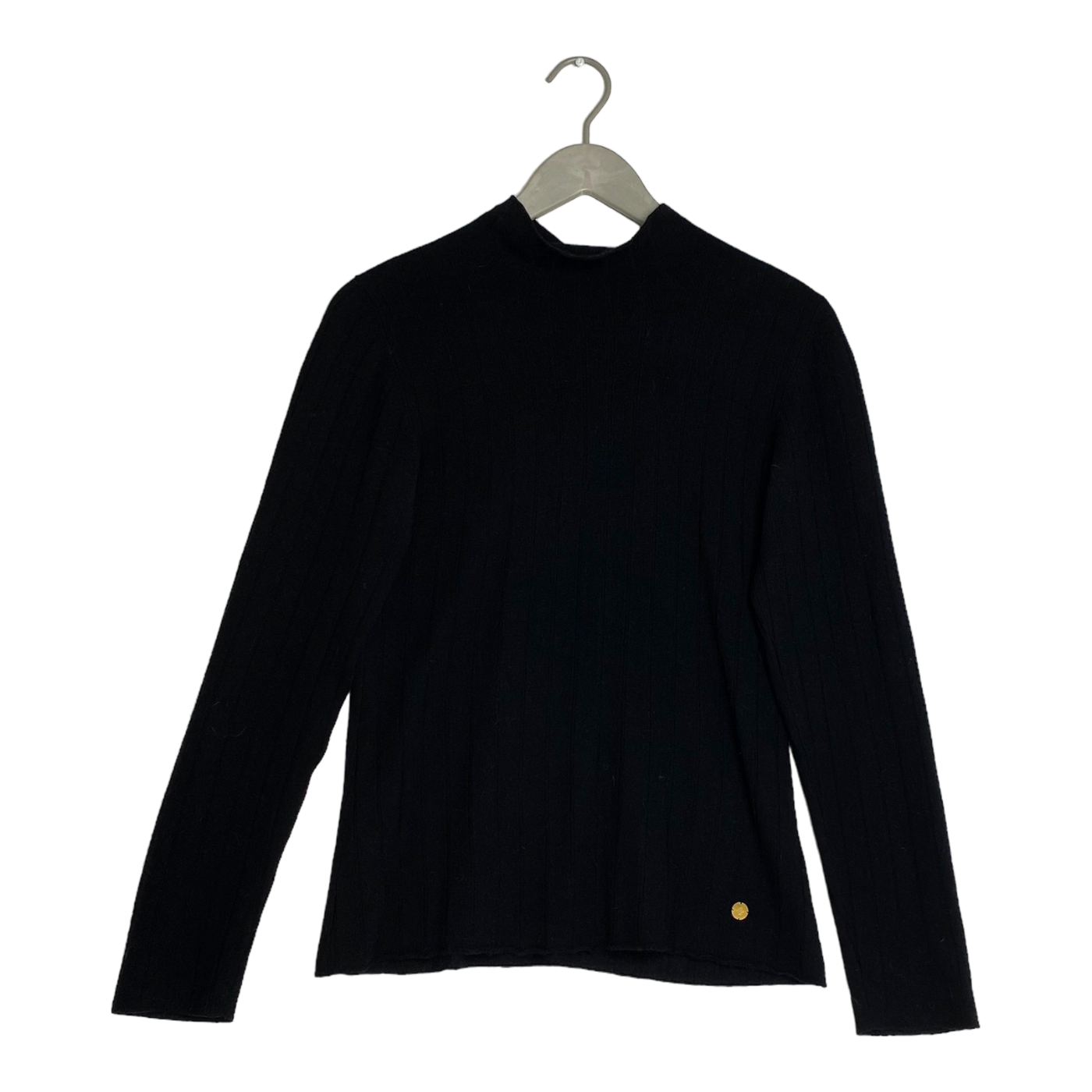 Kaiko turtle neck wool / cashmere knit, black | woman S
