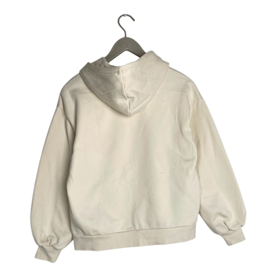 Puma sweat cropped hoodie, cream | woman XS