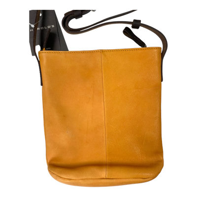 Harold's Bags plain crossbag, yellow