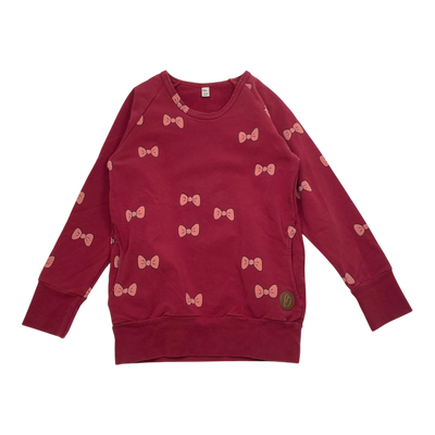 Blaa sweat tunic, bow | 134/140cm