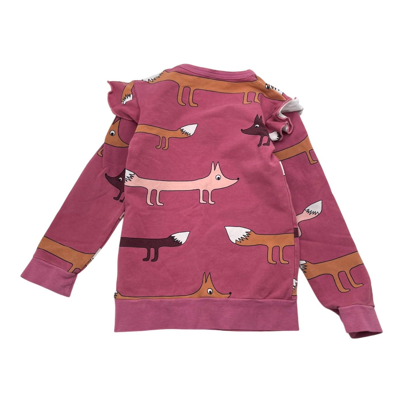 Blaa frill sweatshirt, dog | 98/104cm