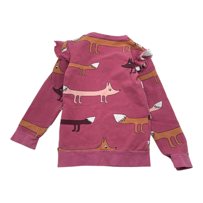 Blaa frill sweatshirt, dog | 98/104cm