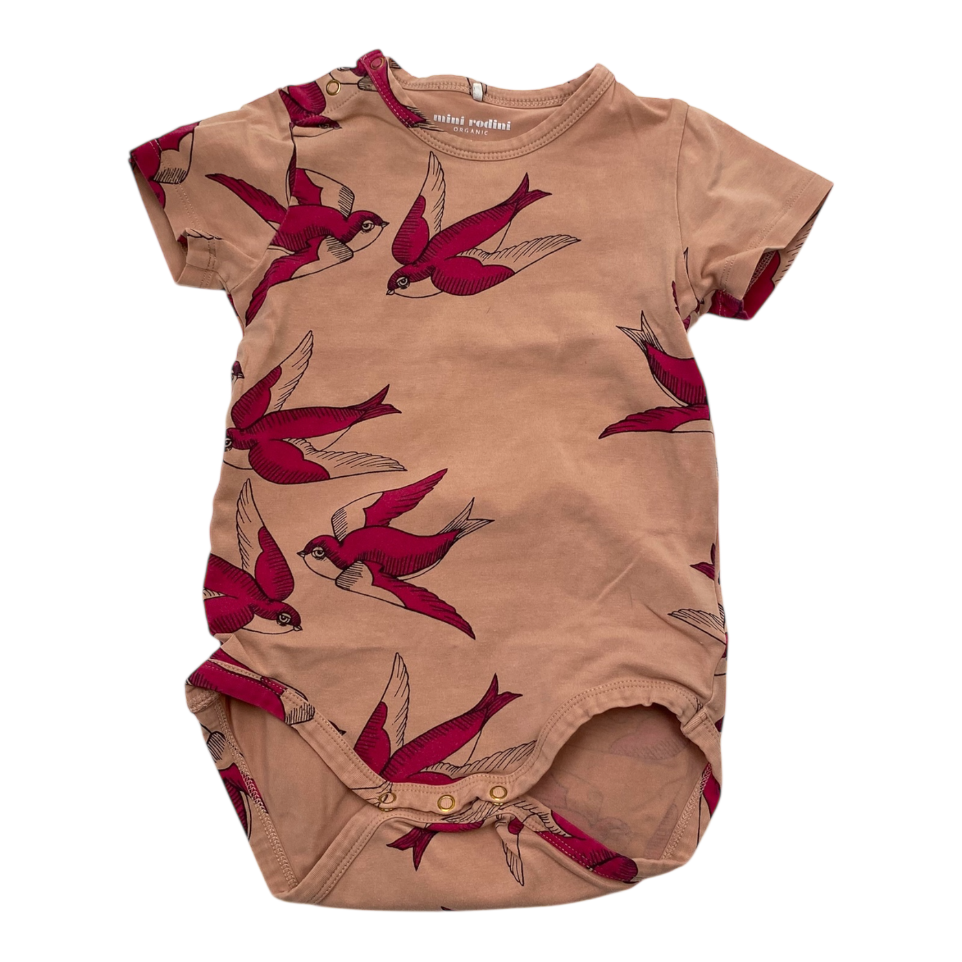 Mini Rodini t-shirt body, bird | 80/86cm
