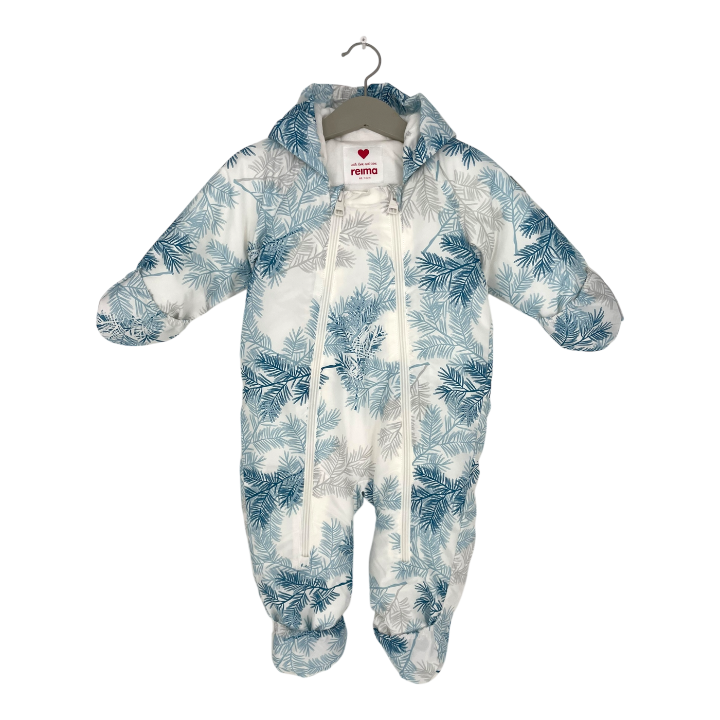 Reima dear baby winter snowsuit, blue/white | 68/74cm