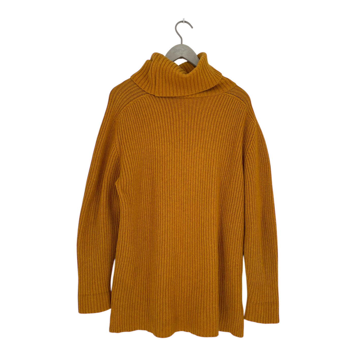 R-Collection wool turtleneck sweater, orange | woman S