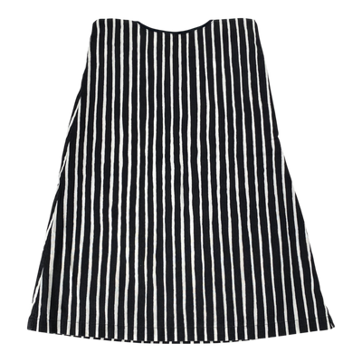 Marimekko stripe dress, black & white | 116/122cm