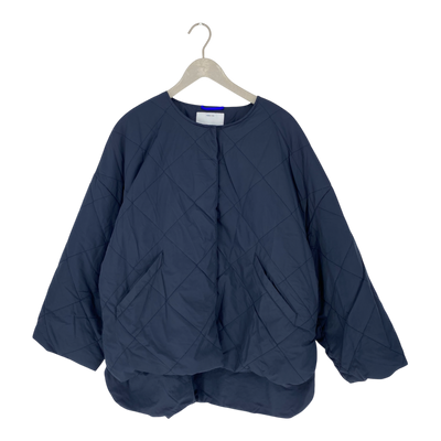 Embassy of Bricks and Logs monza puffer jacket, navy blue | woman M