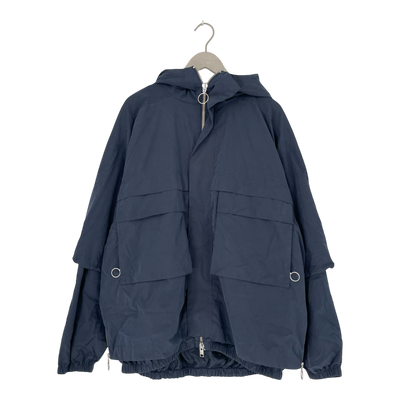 Embassy of Bricks and Logs tuby utility jacket, navy blue | unisex L