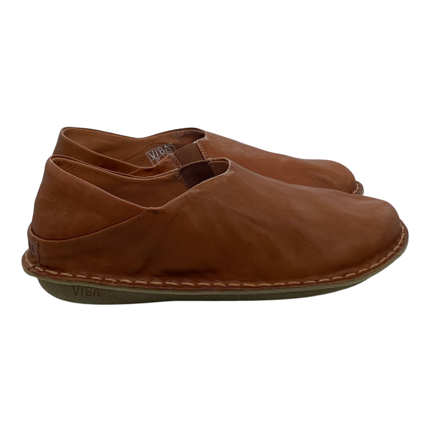 VIBAe Zuma leather shoes, cognac brown | 39