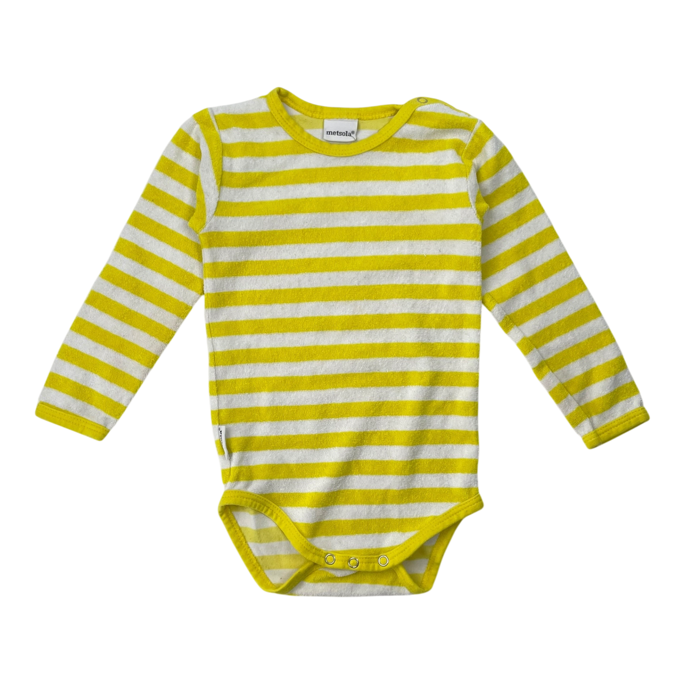 Metsola terry body, yellow stripes | 92cm