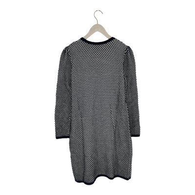COS knit dress, dark blue/white | woman M