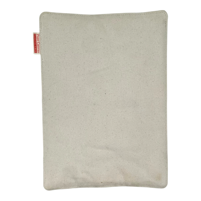 Holzrichter canvas laptop sleeve, cream